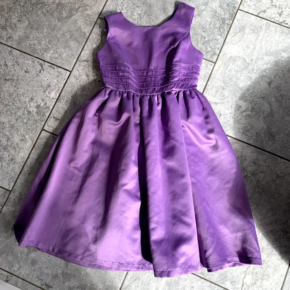 Lindy Bop Purple Swing Tea Dress A Line Size 12 - Picture 1 of 7